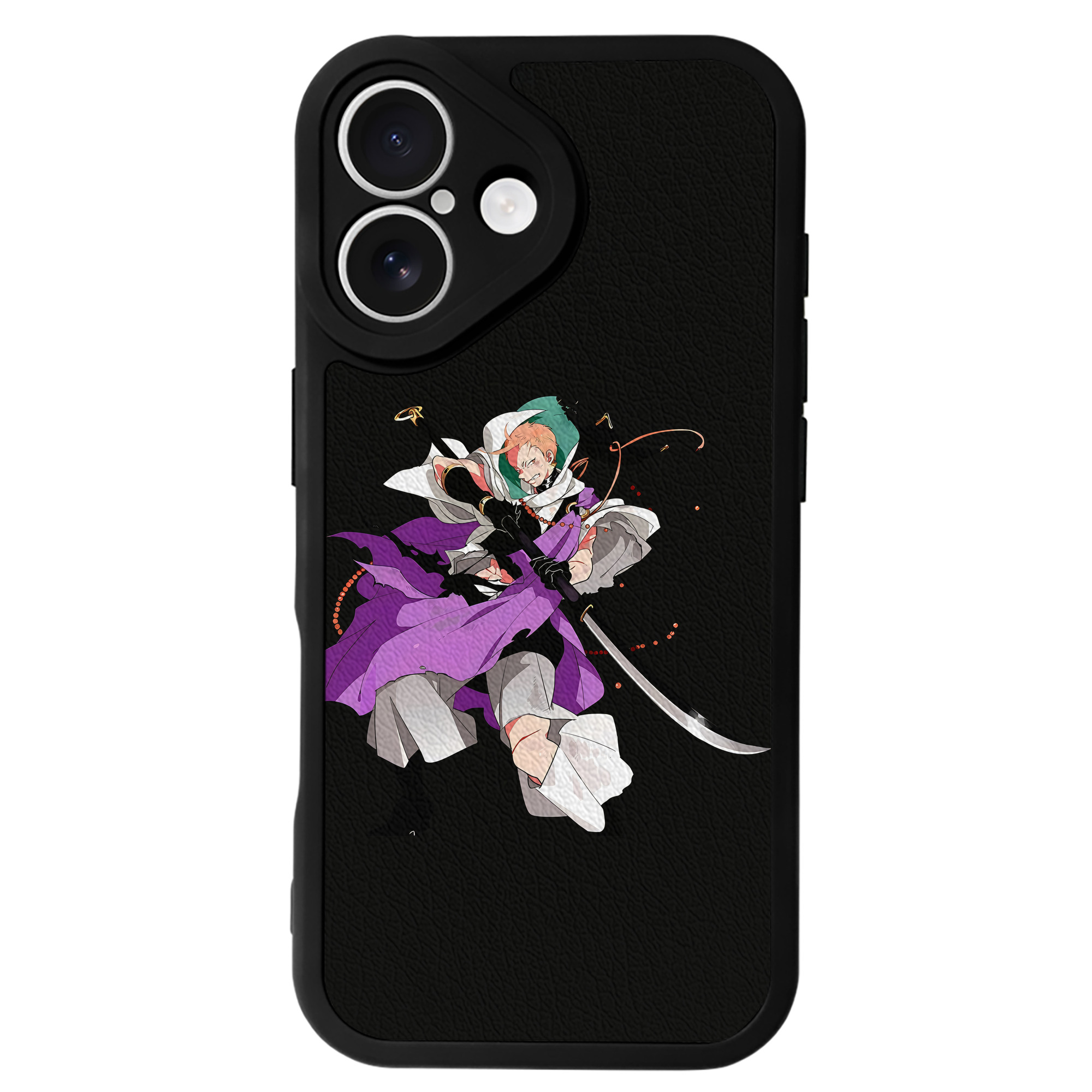 （画像用） 刀剣乱舞 Touken Ranbu 【iPhone 16シリーズ対応】シリコンスマホケース（レザー調） 材質：シリコン